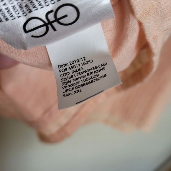 Ella Moss Pink Blouse Top Plus Size XXL Lace Cottagecore Flounce Romantic Girly - Picture 12 of 12